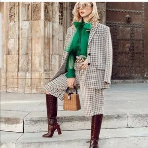 Zara Suit Bermuda plaid shorts